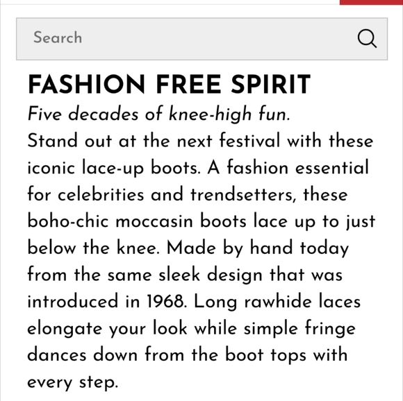 Minnetonka Front Lace Knee High Boot.  NWOT. - Picture 7 of 7